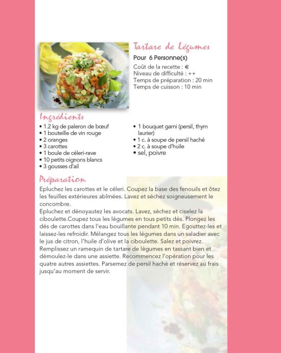 Livret de cuisine 10